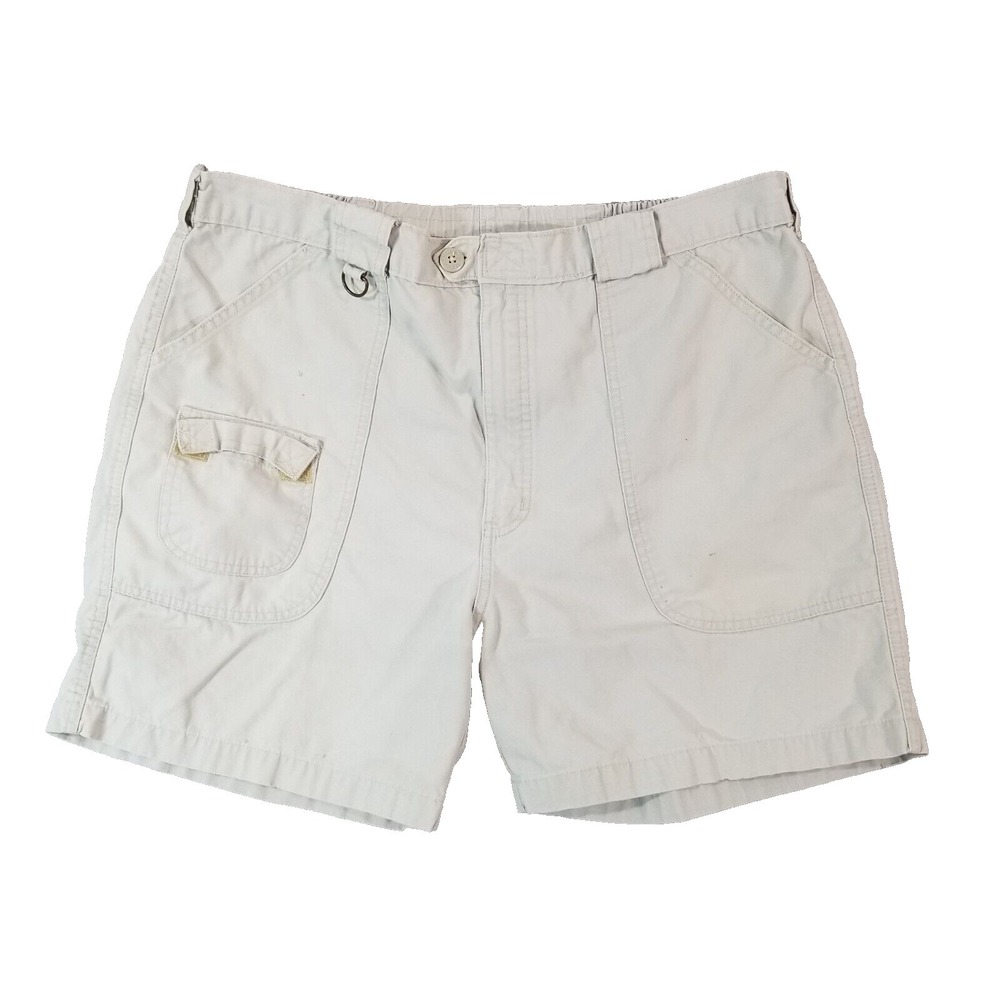 Weekender cargo hiking shorts men's 40 x 6 beige Comfort waist outdoor camping